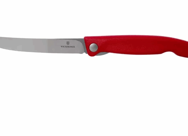 Victorinox SwissClassic couteau à légumes pliable rouge, 6.7801.FB