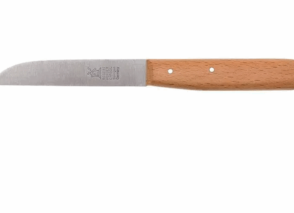 Robert Herder couteau à éplucher droit classique, hêtre rouge, 10,4 cm