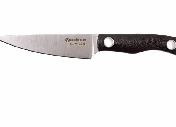 Böker 131264, couteau d'office Saga 10 cm, bleu satiné
