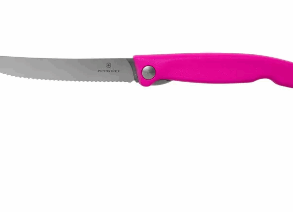 Victorinox SwissClassic couteau à légumes pliable rose, 6.7836.F5B