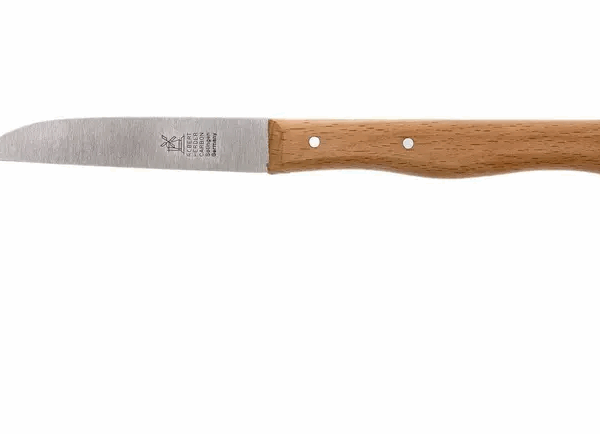 Robert Herder couteau à éplucher droit classique, hêtre rouge, 8,5 cm