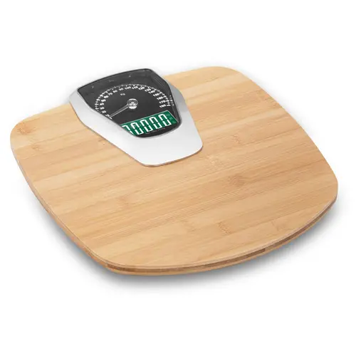 Pèse-personne électronique - Fini bambou - 180 kg