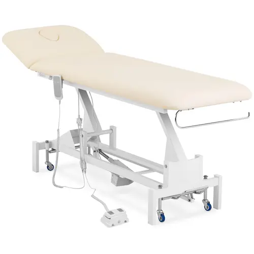 Table de massage électrique - 50 W - 200 kg - Beige