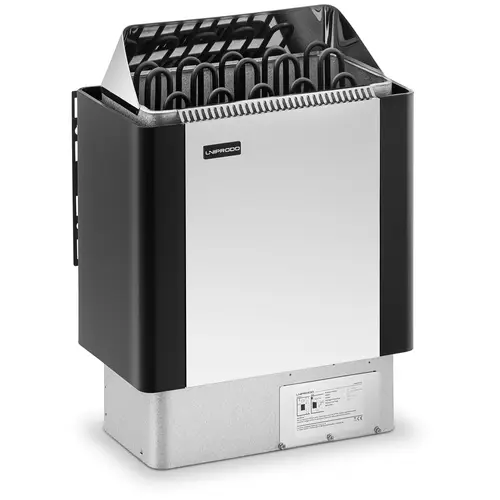 Poêle pour sauna - 9 kW - 30 à 110 °C - Enveloppe en inox