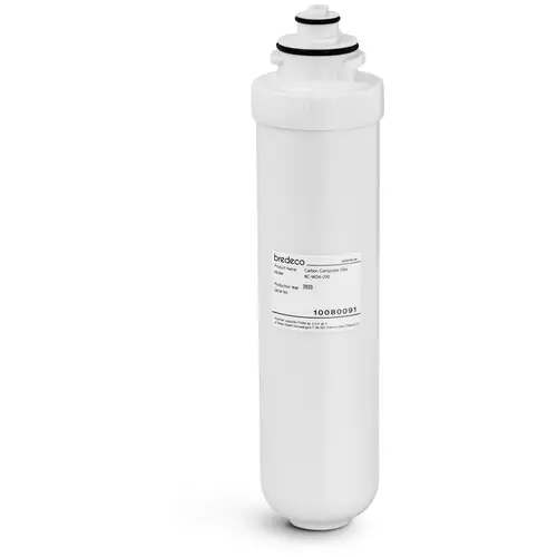 Filtre à charbon actif - Filtration en 2 étapes - 1 µm/5 µm