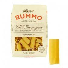 Rigatoni Nr. 50 Nudeln aus Hartweizengrieß 500 g Packung - Pasta Rummo