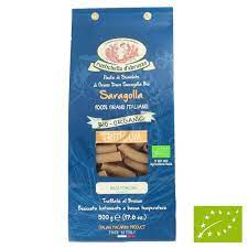 Bio Rigatoncini Saragolla Nudeln aus Hartweizen 500 g Packung - Rustichella d'Abruzzo
