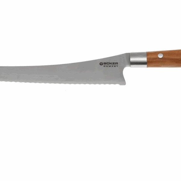 Couteau à pain Böker Damask Olive 23,5 cm, 130433DAM
