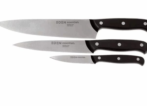 Ensemble de 3 couteaux Eden Essentials, 2000-S03
