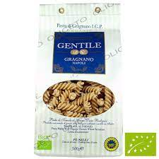 Bio Fusilli IGP Pâtes italiennes de blé dur bio 500g - Gentile, Gragnano