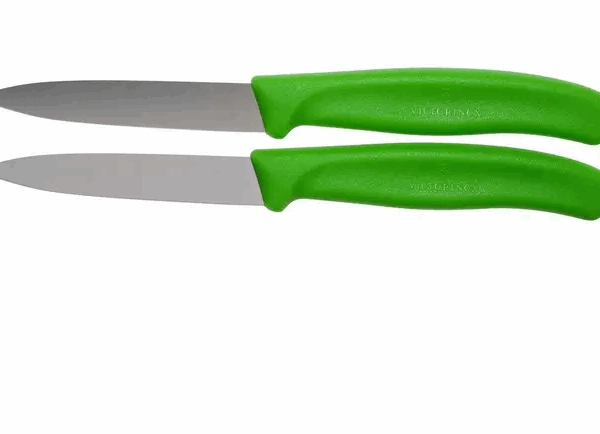 Victorinox SwissClassic vegetable knives green 8 cm, set of 2, VT6-7606-L114B