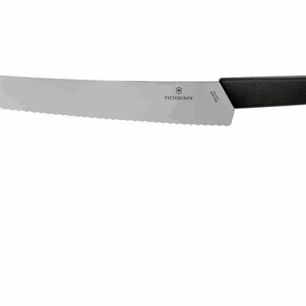 Victorinox Swiss Modern 6.9073.26WB couteau à pain 26cm, noir