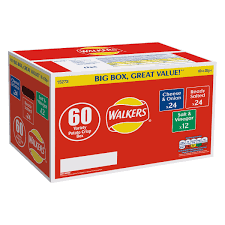 Walkers Crisps Classic Variety Pack 25g 66 Pack