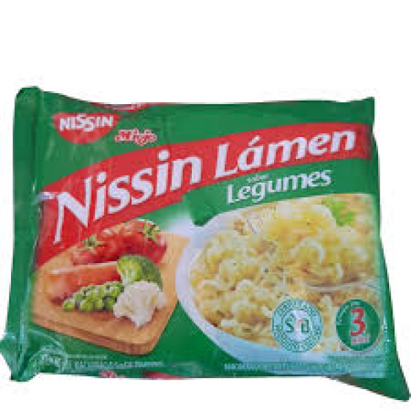 Miojo Sabor Legumes / Vegetable Noodles NISSIN - 85g