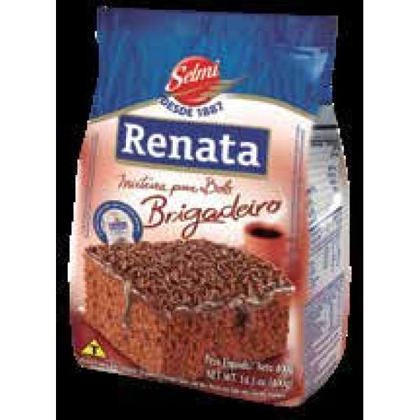 Mistura para Bolo Sabor Brigadeiro / Chocolate Fudge Flavour Cake Mix RENATA - 400g