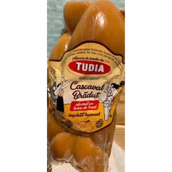 Queijo Amarelo Defumado / Yellow Smoked Cheese TUDIA (420g - 470g)