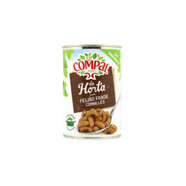 Feijão Frade / Black-Eyed Beans COMPAL - 410g