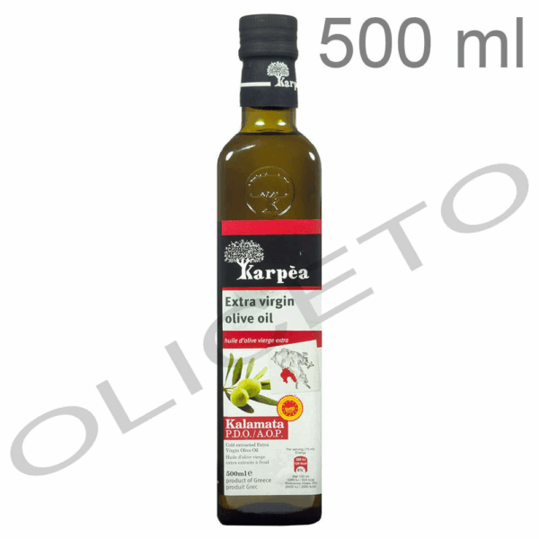 Kalamata AOP Koroneiki Huile d'Olive Extra Vierge 500ml - Karpea