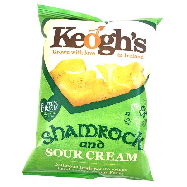 Keogh's Shamrock & Sour Cream Crisps