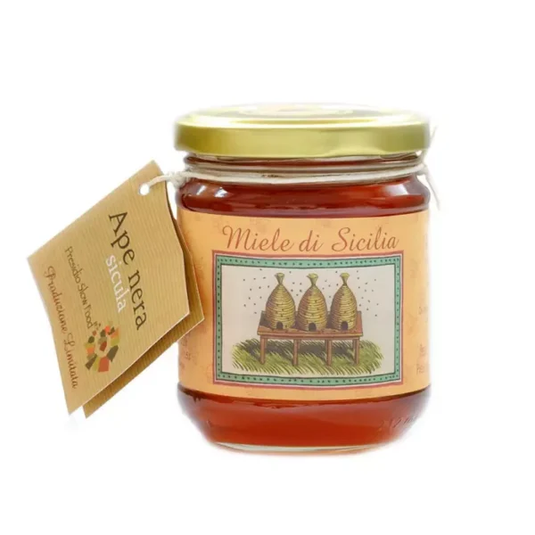 Lampedusa Island Mixed flower honey Sicilian Black Bee 250 gr