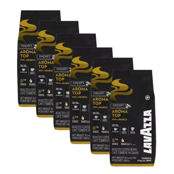 Lavazza Coffee Beans Arabica 100% Aroma Top 1 kg x 6