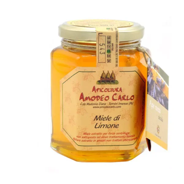 Lemon Honey Sicilian Black Bee 400 gr