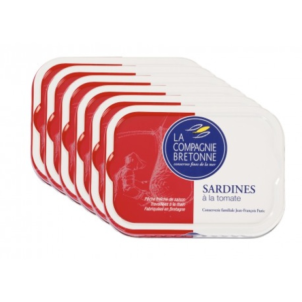 SARDINES À LA TOMATE - LOT DE 6
