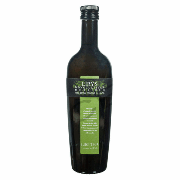Lirys Huile d'Olive Monocultivar Moraiolo 500 ml - Luigi Tega - Huile d'Olive Extra Vierge