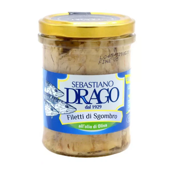 Mackerel Fillets in Olive Oil 200 gr