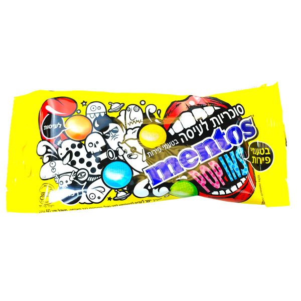 Mentos Popins Fruit Flavor