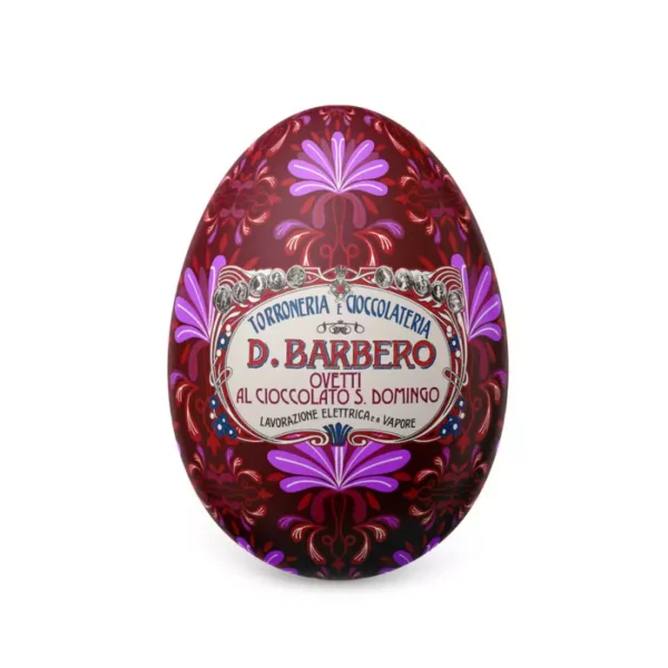 Metal tin egg with dark chocolate eggs Santo Domingo 100 gr