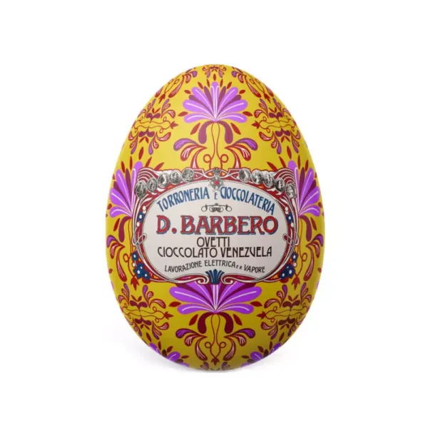 Metal tin egg with dark chocolate eggs Venezuela 100 g