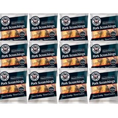 Midland Traditional Pork Scratchings 40g 12 Pack
