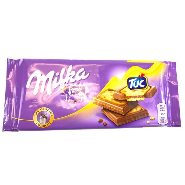 Milka & Tuc Chocolate Bar