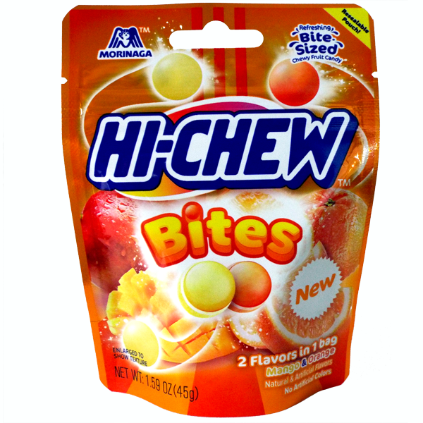 Morinaga Hi-Chew Bites Mango and Orange Flavor