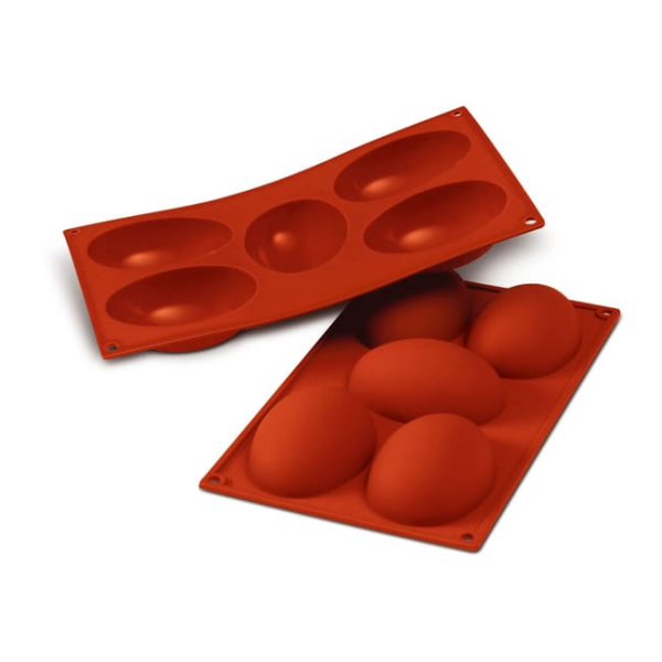 Moule silicone 5 demi œufs