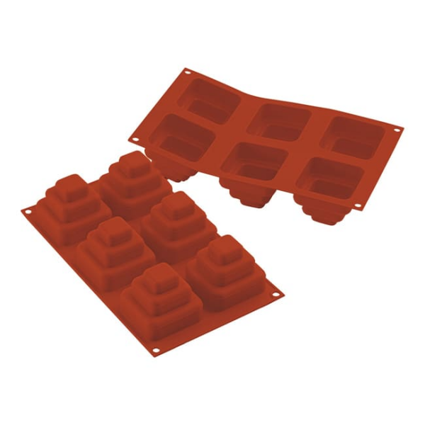 Moule silicone 6 mini wonder cakes carrés