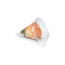 Moule aspic pour cornet à jambon en gelée plastique transparent - par 250