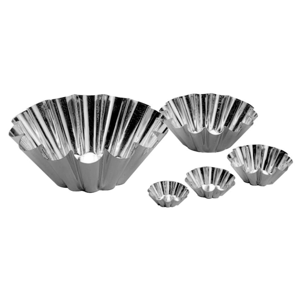 Moule à brioche en fer blanc (x 6)