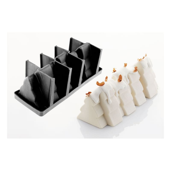 Moule à bûche silicone Sapin