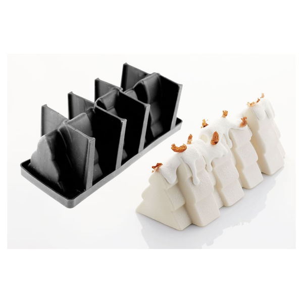 Moule à bûche silicone Sapin