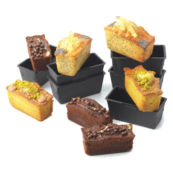 Moule à cake 9 x 4 cm (x 6)