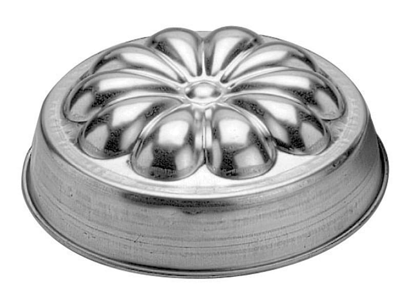 Moule rosace en fer blanc