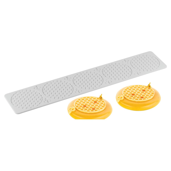 Moule silicone décor nid d'abeilles
