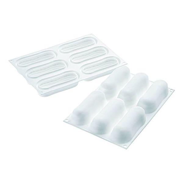 Moule silicone 6 éclairs