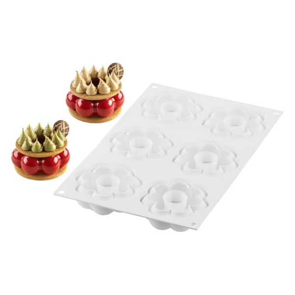 Moule silicone 6 truffle crown