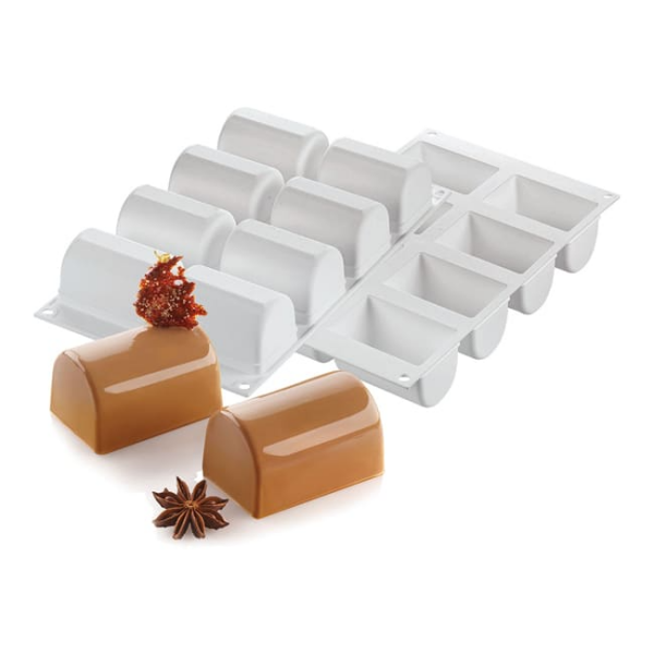 Moule silicone 8 bûchettes