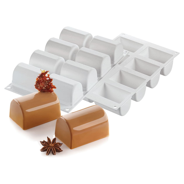 Moule silicone 8 bûchettes