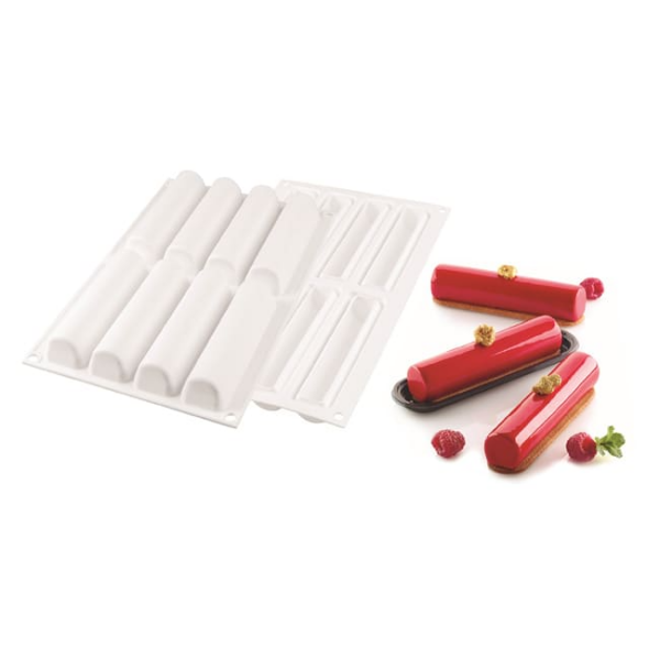 Moule silicone 8 cylindres