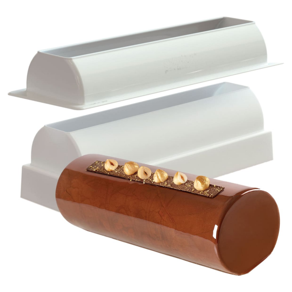 Moule silicone Bûche Élégance